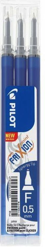 Korting π Pilot Vullingen - Frixion Ball En Frixion Click - Blauw 0.5mm Point - 3 Stuks π 3 Korting π Pilot Vullingen - Frixion Ball En Frixion Click - Blauw 0.5mm Point - 3 Stuks π