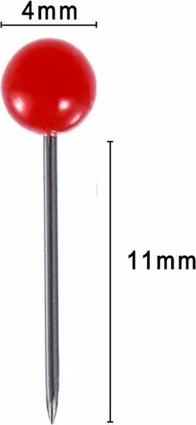 Korting 😀 Algebra Punaises Voor Prikbord - 10 Verschillende Kleuren - Kantoor Accessoires - 500 Stuks 🔥 7 Korting 😀 Algebra Punaises Voor Prikbord - 10 Verschillende Kleuren - Kantoor Accessoires - 500 Stuks 🔥 - Afbeelding 5