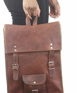 Top 10 🥰 Oncedoce Rugtas Echt Leer ‘’ BILBAO ‘’ – Rugzak 40 X 26 X 9 Cm - Echte Leder – Cognac Bruin – Handgemaakt Van Echt Leer – Vintage Stijl Tas ✔️ -A-journal shop 409x840