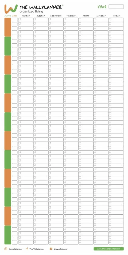 Goedkoop π The Wallplanner Jaarplanner 2023, Planner, Familieplanner, Kalender, Agenda, Wandkalender 140cm X 70cm - Zonder Datum In Kleur π 4 Goedkoop π The Wallplanner Jaarplanner 2023, Planner, Familieplanner, Kalender, Agenda, Wandkalender 140cm X 70cm - Zonder Datum In Kleur π - Afbeelding 2