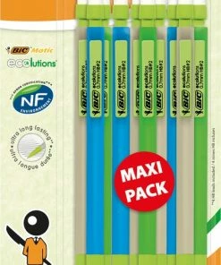 Beste deal 🤩 BIC Matic ECOlutions Vulpotlood - Verschillende Kleuren - 10 Stuks - Drukpotlood HB 0.7mm ⭐