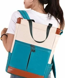 Groothandel ✨ ZILOU® Rugzak - 14 Inch Laptop Rugtas - 20-35 Liter - Blauw/Wit 🥰 -A-journal shop 449x840