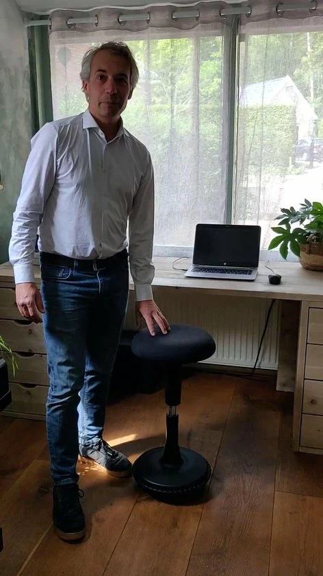 Beste recensies van 💯 Wobblez® Ergonomische Bureaustoel Voor Zit Sta Bureaus Met Een Hoogte 80-95 Cm - Wiebelkruk In Hoogte Verstelbaar Van 55-75 Cm - Zwart Zwart 55 🤩 4 Beste recensies van 💯 Wobblez® Ergonomische Bureaustoel Voor Zit Sta Bureaus Met Een Hoogte 80-95 Cm - Wiebelkruk In Hoogte Verstelbaar Van 55-75 Cm - Zwart Zwart 55 🤩 - Afbeelding 2