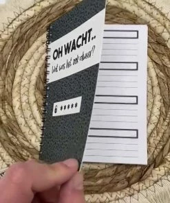 Goedkoopste 🎁 Hippekaartjeswinkel Wachtwoordenboek - Notitieboek Voor Wachtwoorden - Ruimte Voor 200 Wachtwoorden - Tip - Cadeau - Sinterklaascadeau 😍 -A-journal shop 486x840 1