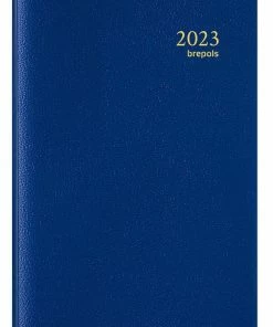 Kopen 🛒 Brepols Agenda 2023 - Interplan NL - GENOVA PVC - Uitneembaar ABC - 9 X 16 Cm - Spiraal - Blauw 🎉
