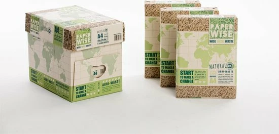 Flash-uitverkoop π PaperWise Kopieer- Printpapier, A4 210x297mm, 72 Gr/m² - 500 Vel - Milieuvriendelijk, CO2-neutraal, Ongebleekt Papier Van 100% Landbouwafval π₯° 6 Flash-uitverkoop π PaperWise Kopieer- Printpapier, A4 210x297mm, 72 Gr/m² - 500 Vel - Milieuvriendelijk, CO2-neutraal, Ongebleekt Papier Van 100% Landbouwafval π₯° - Afbeelding 4