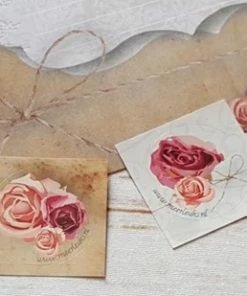 Coupon ⌛ Briefpapier Roosjes - 12 Vellen A4 Formaat - 6 Enveloppen Met Sluitstickers - Meer Leuks - Postpapier Rozen 💯 -A-journal shop 550x309 16
