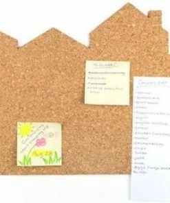 Beste deal 👏 Merkloos Kurk24 Kurk Prikbord City Skyline Zelfklevend 60 X 30cm - 6mm Dik ⌛