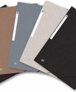 Flash-uitverkoop 🌟 Oxford Top File + - Elastomap - 3 Kleppen - Elastiek - A4 - Pak Van 5 - Assorti Kleuren 💯 -A-journal shop 550x323 1