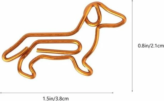 Beste deal π Ardran & Tookar Boekenlegger Teckel - Paperclip - Memo Clip - 5 Stuks π 6 Beste deal π Ardran & Tookar Boekenlegger Teckel - Paperclip - Memo Clip - 5 Stuks π - Afbeelding 4