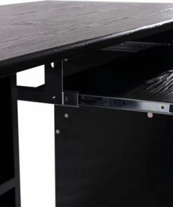 Groothandel 🌟 Merkloos Bureau - Schrijftafel - Computerbureau - Bureautafel - Opslagruimte - 152 X 60 X 88cm - Zwart 🤩 15 Groothandel 🌟 Merkloos Bureau - Schrijftafel - Computerbureau - Bureautafel - Opslagruimte - 152 X 60 X 88cm - Zwart 🤩 -A-journal shop 550x354