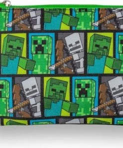 Promo 🔔 Minecraft Rugzak Creeper Zombie Skeleton 5 Pieces - Hoogte 44cm 🤩 -A-journal shop 550x360 1