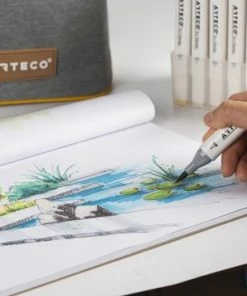Nieuw ๐ ARTECO® 120 Alcohol Dual Tip Markers – Breed & Brush Tip – Twinmarkers Markeerstiften Met Opbergtas ๐ 22 Nieuw ๐ ARTECO® 120 Alcohol Dual Tip Markers – Breed & Brush Tip – Twinmarkers Markeerstiften Met Opbergtas ๐ -A-journal shop 550x366 71