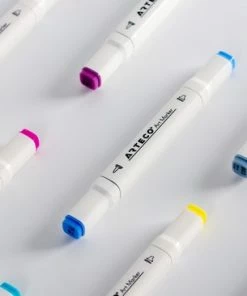 Nieuw ๐ ARTECO® 120 Alcohol Dual Tip Markers – Breed & Brush Tip – Twinmarkers Markeerstiften Met Opbergtas ๐ 27 Nieuw ๐ ARTECO® 120 Alcohol Dual Tip Markers – Breed & Brush Tip – Twinmarkers Markeerstiften Met Opbergtas ๐ -A-journal shop 550x366 72