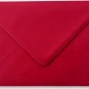 Beste Verkoop 😀 Cards & Crafts 100 C6 Enveloppen - Rood - 162x114mm - 110 Grams - 16,2x11,4cm - Gegomde Puntklepsluiting 😉 -A-journal shop 550x387