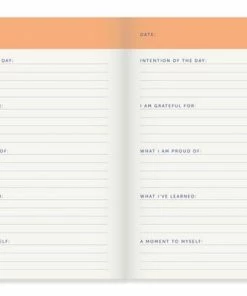 Flash-uitverkoop ⌛ A-journal Dagboek - Daily Journal - 5 Minuten Dagboek - Oranje Lila Blauwe Ruit ⌛ -A-journal shop 550x388 9