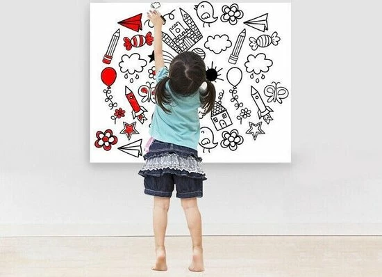 Flash-uitverkoop ✨ Merkloos Whiteboard Folie XL Zelfklevend Met 4 Whiteboardmarkers - Whiteboard Sticker - Whiteboardsticker - Whiteboardfolie - Schoolbord Folie - Memobord Folie - 200 X 45 CM 🥰 8 Flash-uitverkoop ✨ Merkloos Whiteboard Folie XL Zelfklevend Met 4 Whiteboardmarkers - Whiteboard Sticker - Whiteboardsticker - Whiteboardfolie - Schoolbord Folie - Memobord Folie - 200 X 45 CM 🥰 - Afbeelding 6