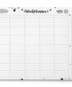 Flash-uitverkoop ๐ HEE Goodies Weekplanner Papier A4 Afscheurbaar Familieplanner Zwart Wit Gezinsplanner 5 Personen Werkplanner Ophangbaar โ