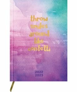 Gloednieuw 🎉 Kangaro Agenda Waterpaint 2022/2023 - 125x180mm - Met Leeslint - K-22001 😉