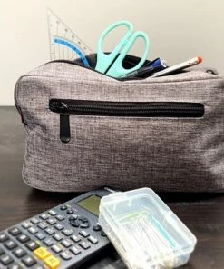 Coupon 💯 Sports Active Etui Jongens - Etui Meisjes - Etui Voor School - Unisex - Lichtgrijs 🤩