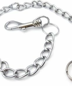 Begroting 🔥 No Evil Stalen Broekketting - Sleutelketting Voor Sleutels Of Portemonnee - 48cm 🥰