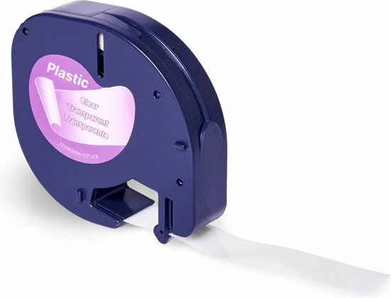 Uitgang 💯 TELANO® Plastic Labels 12267 Voor Dymo LetraTag Labelprinter - Zwart Op Transparant - 12 Mm X 4 M - S0721530 Labeltape - 5 Stuks 💯 6 Uitgang 💯 TELANO® Plastic Labels 12267 Voor Dymo LetraTag Labelprinter - Zwart Op Transparant - 12 Mm X 4 M - S0721530 Labeltape - 5 Stuks 💯 - Afbeelding 4