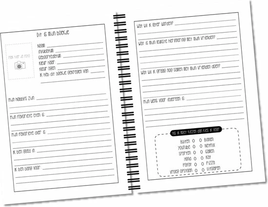 Aanbiedingen ✨ Vriendenboekje | Lettertijd | A5-formaat - 30 Vriendjes ❤️ 5 Aanbiedingen ✨ Vriendenboekje | Lettertijd | A5-formaat - 30 Vriendjes ❤️ - Afbeelding 3