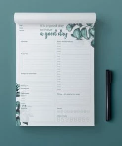 Groothandel ⌛ Merkloos Studio Sara - Botanische Dagplanner - A4 - 100 Pagina's - Bovenaan Verlijmd 🧨