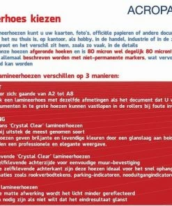 Beste Pirce π ACROPAQ Lamineerhoezen A4, 80 Micron, 100 Stuks π 11 Beste Pirce π ACROPAQ Lamineerhoezen A4, 80 Micron, 100 Stuks π -A-journal shop 550x441