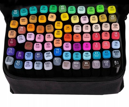 Gloednieuw 🌟 Discountershop Dubbelzijdige Markering 80 St Twinmarkers XXL-set - Stift Met 80 St Twin Tip Markeerstift Dual Tip Permanente Sketch Marker 80 Kleuren Voor Kunstenaars Volwassenen Kinderen Tekenen Schilderen Ambachten Hoeveelheid 80 Stuks ✨ 4 Gloednieuw 🌟 Discountershop Dubbelzijdige Markering 80 St Twinmarkers XXL-set - Stift Met 80 St Twin Tip Markeerstift Dual Tip Permanente Sketch Marker 80 Kleuren Voor Kunstenaars Volwassenen Kinderen Tekenen Schilderen Ambachten Hoeveelheid 80 Stuks ✨ - Afbeelding 2