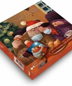 Aanbiedingen 🥰 Marius Van Dokkum Kerstkaarten - Mapje Met 4x5 Stuks - Set 2 ⭐ -A-journal shop 550x462 1