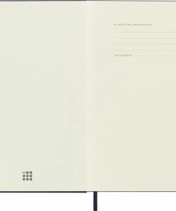 Hete verkoop 🎉 Moleskine Classic Notitieboek - Large - Hardcover - Gelinieerd - Saffier Blauw 👏 -A-journal shop 550x479