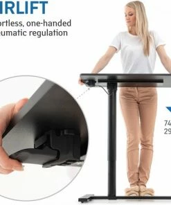Beste deal 💯 Tatkraft Ergonomisch In Hoogte Verstelbaar Laptop Tafel - Ergonomische Laptop/PC/Computer Desktop Tafel Werkplek Monitor Verhoger Desk - Zit-Sta Hulp Hoog Laag Buro Voor Kantoor Of Thuiswerken - Zit & Sta Bureau Beeldscherm Verhoging - Workstation 🔔 -A-journal shop 550x493