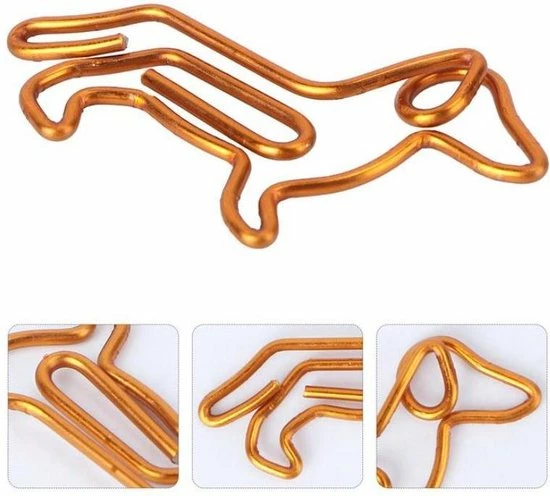 Beste deal π Ardran & Tookar Boekenlegger Teckel - Paperclip - Memo Clip - 5 Stuks π 5 Beste deal π Ardran & Tookar Boekenlegger Teckel - Paperclip - Memo Clip - 5 Stuks π - Afbeelding 3