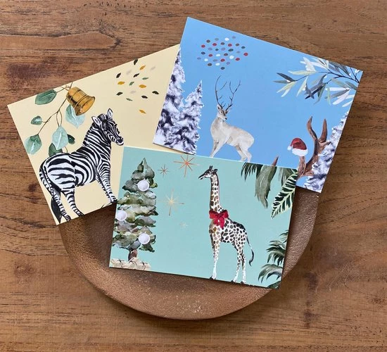 Aanbiedingen ⭐ Joons Kerstkaarten Set 2022 - 27 Stuks A6 Hippe Kaarten - Kerstkaart Kerstkaarten Luxe Kerstkaarten Nieuwjaarskaarten 🥰 7 Aanbiedingen ⭐ Joons Kerstkaarten Set 2022 - 27 Stuks A6 Hippe Kaarten - Kerstkaart Kerstkaarten Luxe Kerstkaarten Nieuwjaarskaarten 🥰 - Afbeelding 5