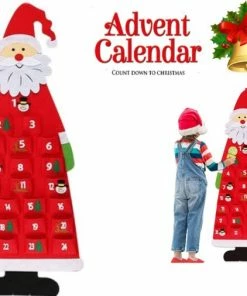 Kopen 🤩 Bob Online Adventskalender 2022 – Kerstvilt Kerstman Adventskalender – Wandhangende Kerstman Vilt Adventskalender Met 24-daagse Zakjes – Adventskalender Decoratie – Thuis Of Kantoor Wandhangende Advetskalender – Felt Hanging Advent Calendar With 24 Pockets – Ha 💯
