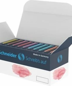 Beste Pirce ❤️ Schneider Schrijfwaren Schneider Inktpatronen - Pastel - Doos 10 Sets X 6 Stuks - S-16610 💯