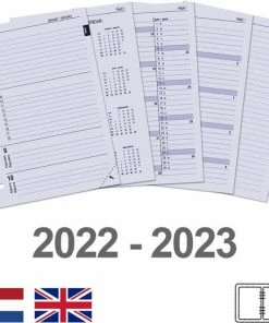 Goedkoopste 💯 6207-23-24 A5 Agendavulling Week NL EN 2023-24 Kalpa 😍 -A-journal shop 550x520 5