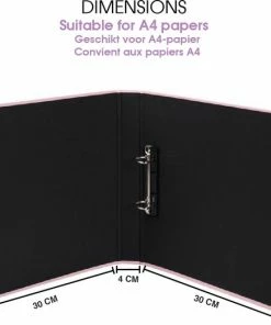 Top 10 ✨ ACROPAQ - 5 X Ringmap A4 - 2 D-Ringen, Rug 4 Cm, Aquarel, Ringband - Assorti Kleuren 🔔 -A-journal shop 550x522 2