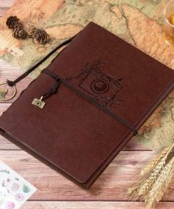 Nieuw 😍 Merkloos Ringband Fotoalbum Plakalbum Diy Vintage Scrapbook Album Kopen Leer Inclusief Accessoires Plakboek ✨ -A-journal shop 550x529