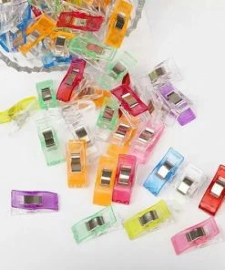 Groothandel ✨ Akyol Clips -clips Naaien -naai Accessoires - Hobby En Creatief -stofklemmen -wonderclips -vervaging Voor Spelden -naaien-small - | 50 Stuks | Kantoor Artikelen | Papierhouder | Clips | Clips Voor School | Kantoor | 👏