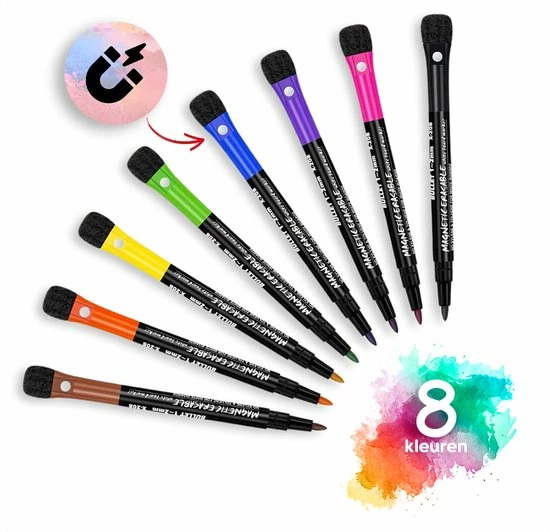 Beste Verkoop ๐งจ Bablue Whiteboard Stiften - Whiteboard Marker - 8 Stuks - Verschillende Kleuren - Magnetische Markers Set - Stift Magnetisch En Gekleurd - Stiften Kinderen - Stiften Voor Volwassenen - Met Wisser โ 6 Beste Verkoop ๐งจ Bablue Whiteboard Stiften - Whiteboard Marker - 8 Stuks - Verschillende Kleuren - Magnetische Markers Set - Stift Magnetisch En Gekleurd - Stiften Kinderen - Stiften Voor Volwassenen - Met Wisser โ - Afbeelding 4