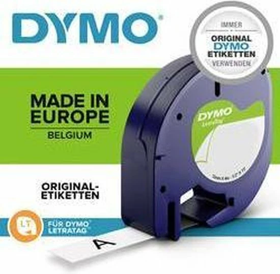 Aanbiedingen ๐ฏ DYMO Originele LetraTag Opstrijkbare Textiellabels | 12 Mm X 2 M Rol | Zwart Op Wit | Opstrijkbaar Voor LetraTag-printers ๐ 28 Aanbiedingen ๐ฏ DYMO Originele LetraTag Opstrijkbare Textiellabels | 12 Mm X 2 M Rol | Zwart Op Wit | Opstrijkbaar Voor LetraTag-printers ๐ - Afbeelding 26