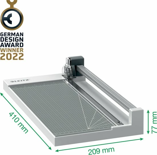 Hete verkoop ❤️ Leitz Precision Home Office Rolsnijmachine A4 Voor Thuiskantoor/Thuiswerken - Snijdt Tot 10 A4-Vel - Antraciet ⭐ 9 Hete verkoop ❤️ Leitz Precision Home Office Rolsnijmachine A4 Voor Thuiskantoor/Thuiswerken - Snijdt Tot 10 A4-Vel - Antraciet ⭐ - Afbeelding 7