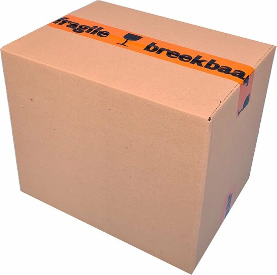 Promo ⌛ ACEverpakkingen.nl Breekbaar Tape - 6 Rollen - 48mm X 66 Meter - Waarschuwingstape - PP Tape Acryl - Fragile Plakband - Oranje/Zwart ✨ 4 Promo ⌛ ACEverpakkingen.nl Breekbaar Tape - 6 Rollen - 48mm X 66 Meter - Waarschuwingstape - PP Tape Acryl - Fragile Plakband - Oranje/Zwart ✨ - Afbeelding 2