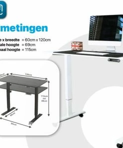 Korting 🎁 Tavaro Elektrisch Verstelbaar Bureau - Zit Sta Bureau - 120 X 60 CM - Wit - Nederlandse Handleiding - Game Bureau ⌛ 16 Korting 🎁 Tavaro Elektrisch Verstelbaar Bureau - Zit Sta Bureau - 120 X 60 CM - Wit - Nederlandse Handleiding - Game Bureau ⌛ -A-journal shop 550x546 8