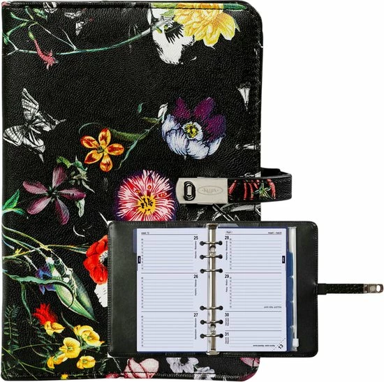 Hete verkoop ❤️ 1111-12 Personal Organizer 1 Week Per 2 Paginas 2022-2023-2024 Bloemenzee Zwart Kalpa 😍 9 Hete verkoop ❤️ 1111-12 Personal Organizer 1 Week Per 2 Paginas 2022-2023-2024 Bloemenzee Zwart Kalpa 😍 - Afbeelding 7
