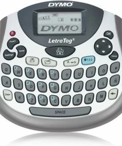 Korting 😉 Dymo LetraTag LT-100T-labelmaker | Draagbare Labelprinter Met QWERTY-toetsenbord | Zilver | Ideaal Voor Op Kantoor Of Thuis 😉