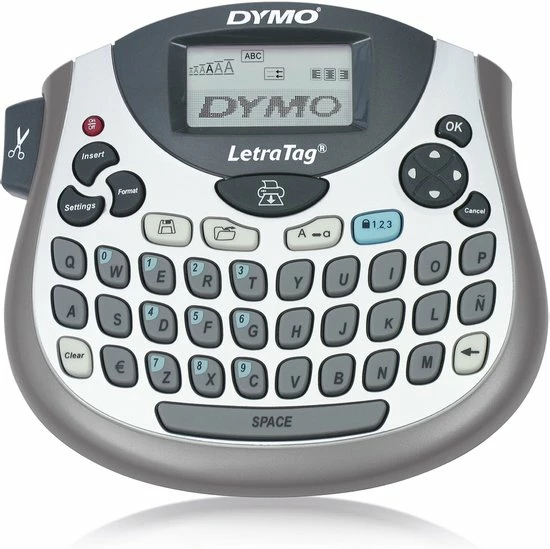 Korting 😉 Dymo LetraTag LT-100T-labelmaker | Draagbare Labelprinter Met QWERTY-toetsenbord | Zilver | Ideaal Voor Op Kantoor Of Thuis 😉 3 Korting 😉 Dymo LetraTag LT-100T-labelmaker | Draagbare Labelprinter Met QWERTY-toetsenbord | Zilver | Ideaal Voor Op Kantoor Of Thuis 😉