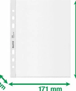 Korting 😀 Leitz Recycle Duurzame Showtassen Voor A5 Formaat - Insteekhoezen Van 100 Micron - 25 Stuks - Transparant 🔔 -A-journal shop 550x549 8